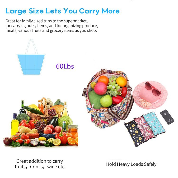 folding shopping tote